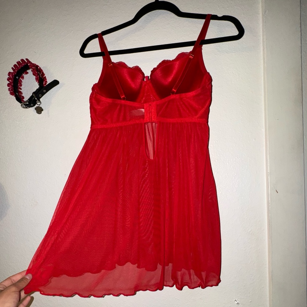 Cute red baby doll